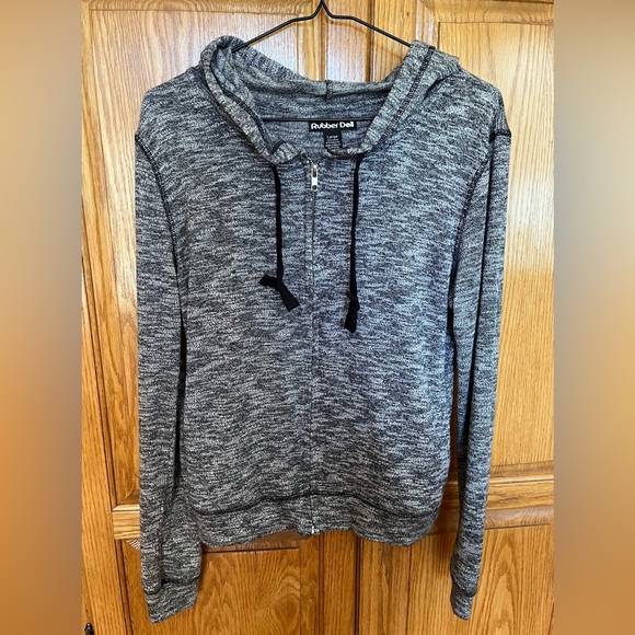 Women’s/juniors hooded zip-up sweater and T-shirt combo Size large NWOT not worn - Picture 8 of 16